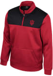 Main image for Mens Indiana Hoosiers Crimson Colosseum Lewis Qtr Zip Pullover