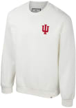 Main image for Mens Indiana Hoosiers White Colosseum Agent Ribbed Crew Sweatshirt