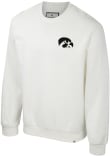 Main image for Mens Iowa Hawkeyes White Colosseum Agent Ribbed Crew Sweatshirt