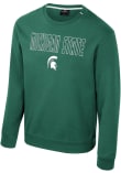 Main image for Mens Michigan State Spartans Green Colosseum Zion Crew Sweatshirt