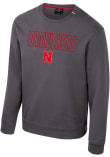 Main image for Mens Nebraska Cornhuskers Charcoal Colosseum Zion Crew Sweatshirt