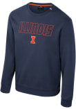 Main image for Mens Illinois Fighting Illini Navy Blue Colosseum Zion Crew Sweatshirt