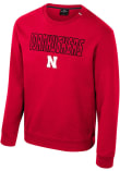 Main image for Mens Nebraska Cornhuskers Red Colosseum Zion Crew Sweatshirt