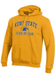 Main image for Mens Kent State Golden Flashes Gold Champion Primary Class of 2028 Powerblend Hooded Sweatshirt