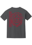 Main image for Indiana Hoosiers Black Summit Sportswear Neon Hoosier The Bison Short Sleeve Fashion T Shirt