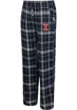 Main image for Womens Illinois Fighting Illini Navy Blue Concepts Sport Flannel Loungewear Sleep Pants