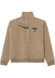 Main image for Womens Iowa Hawkeyes Khaki League Corded Half Zip Qtr Zip