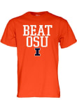 Main image for Illinois Fighting Illini Orange Blue 84 Football Beat Ohio State Short Sleeve T Shirt