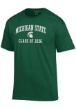 Main image for Michigan State Spartans Green Champion Font Class of 2026 Jersey Short Sleeve T Shirt