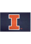 Main image for Navy Blue Illinois Fighting Illini Logo Interior Rug