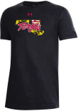 Main image for Youth Maryland Terrapins Black Under Armour Terps Script Short Sleeve T-Shirt
