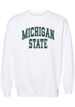 Main image for Womens Michigan State Spartans White Summit Sportswear Boyfriend Crew Sweatshirt