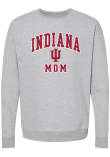 Main image for Womens Indiana Hoosiers Grey Summit Sportswear Mom Crew Sweatshirt
