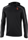 Main image for Mens USC Trojans Black Columbia Heat Seal Omni Wick Shotgun Long Sleeve Hoodie