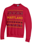 Main image for Mens Maryland Terrapins Red Champion Christmas Crew Sweatshirt