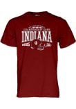 Main image for Indiana Hoosiers Crimson Blue 84 Football 2025 Big Ten Championship Bound Short Sleeve T Shirt
