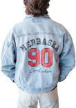 Main image for Womens Nebraska Cornhuskers Light Blue Gameday Social Higgins Light Weight Jacket