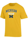 Main image for Michigan Wolverines Yellow Champion Class of 2027 Jersey Short Sleeve T Shirt