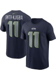 Jaxon Smith-Njigba Seattle Seahawks NAVY Name and Number Short
