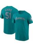 Ichiro Suzuki Seattle Mariners TEAL Alt Short Sleeve Player T