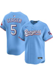 Corey Seager Texas Rangers Mens LIGHT BLUE Alt Limited Baseball