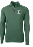 Main image for Mens Eastern Michigan Eagles Green Cutter and Buck Adapt Knit Qtr Zip Pullover