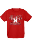 Main image for Youth Nebraska Cornhuskers Red Blue 84 Big Ten Baseball Short Sleeve T-Shirt