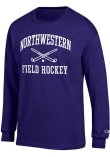 Main image for Mens Northwestern Wildcats Purple Champion Field Hockey Icon Jersey Tee