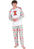 Main image for Mens Illinois Fighting Illini White Concepts Sport Holiday Tidings Loungewear Sleep Pants