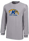 Main image for Youth Kent State Golden Flashes Grey Champion Core Long Sleeve T-Shirt
