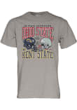 Main image for Ohio State Buckeyes Grey Heather Blue 84 Football vs Kent State Golden Flashes Short Sleeve T Shir..