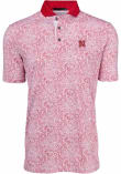 Main image for Mens Nebraska Cornhuskers Red Greyson Den of Thieves Short Sleeve Fashion Polo