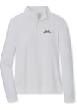 Main image for Womens Michigan State Spartans White Peter Millar Perth Qtr Zip Pullover