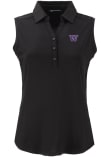 Main image for Womens Washington Huskies Black Cutter and Buck Forge Eco Polo Shirt
