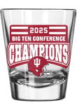 Main image for White Indiana Hoosiers 2025 Big Ten Football Champions 2oz Shot Glass