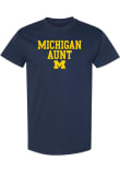 Main image for Michigan Wolverines Basic Block Aunt Short Sleeve T-Shirt - Navy Blue