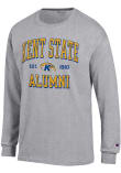 Main image for Mens Kent State Golden Flashes Grey Champion Est Date Alumni Jersey Tee