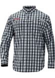 Main image for Mens Arizona Wildcats Navy Blue Columbia Heat Seal Super Tamiami Long Sleeve Dress Shirt
