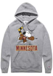 Main image for Mens Grey Minnesota Golden Gophers Snoopy Goalie Hooded Sweatshirt