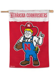 Main image for Scarlet Red Nebraska Cornhuskers Herbie 28x40 Banner