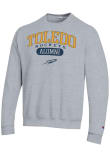Main image for Mens Toledo Rockets Grey Champion Pill Box Alumni Powerblend Crew Sweatshirt