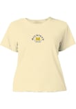 Main image for Michigan Wolverines Yellow Summit Sportswear Baby Tee Short Sleeve T-Shirt