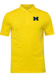 Main image for Mens Michigan Wolverines Yellow lululemon Evolution Polo Short Sleeve Fashion Polo