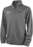Main image for Youth K-State Wildcats Grey Nike Therma Long Sleeve Quarter Zip