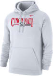 Main image for Mens Cincinnati Bearcats White Nike Club Fleece Hooded Sweatshirt