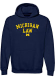 Main image for Mens Navy Blue Michigan Wolverines Law Hooded Sweatshirt
