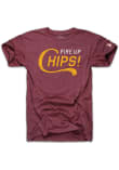 Main image for Central Michigan Chippewas Maroon The Mitten State Chippewa Mascot Short Sleeve Fashion T Shirt