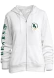 Main image for Womens White Baylor Bears Comfy Long Sleeve Full Zip Jacket