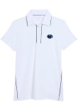 Main image for Womens Penn State Nittany Lions White Vineyard Vines Sankaty Short Sleeve Polo Shirt