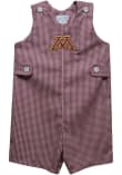 Main image for Toddler Minnesota Golden Gophers Maroon Vive La Fete Gingham Overalls